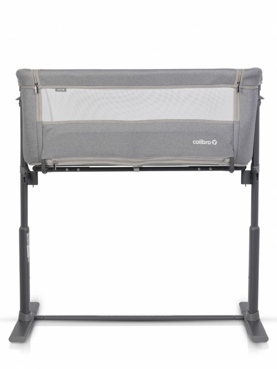 Patut Co-Sleeper 2 in 1 pentru copii Colibro Nap Bassinet, cu saltea inclusa, inaltime reglabila pe 9 nivele si unghi de inclinare de 30 de grade, dimensiuni 90 x 58 cm, Dove - 3