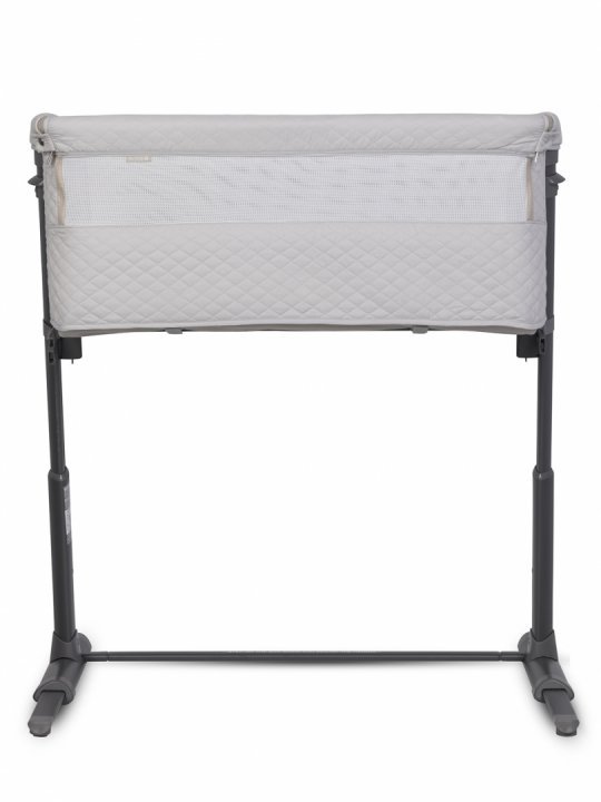 Patut Co-Sleeper 2 in 1 pentru copii Colibro BySide Bassinet, cu saltea inclusa, inaltime reglabila pe 9 nivele si unghi de inclinare de 30 de grade, sistem automat de retractare picioare, dimensiune 93 x 58 cm, Cloud - 5