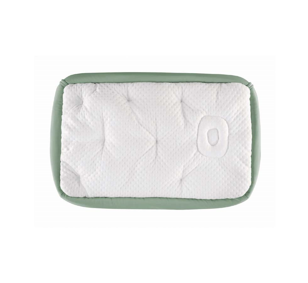 Patut Sempreconte Air Beige, co-sleeper 2 in 1 cu laterala culisanta, setare unghiulara, roti, geanta voiaj, reglabil in 8 pozitii pe inaltime - 3
