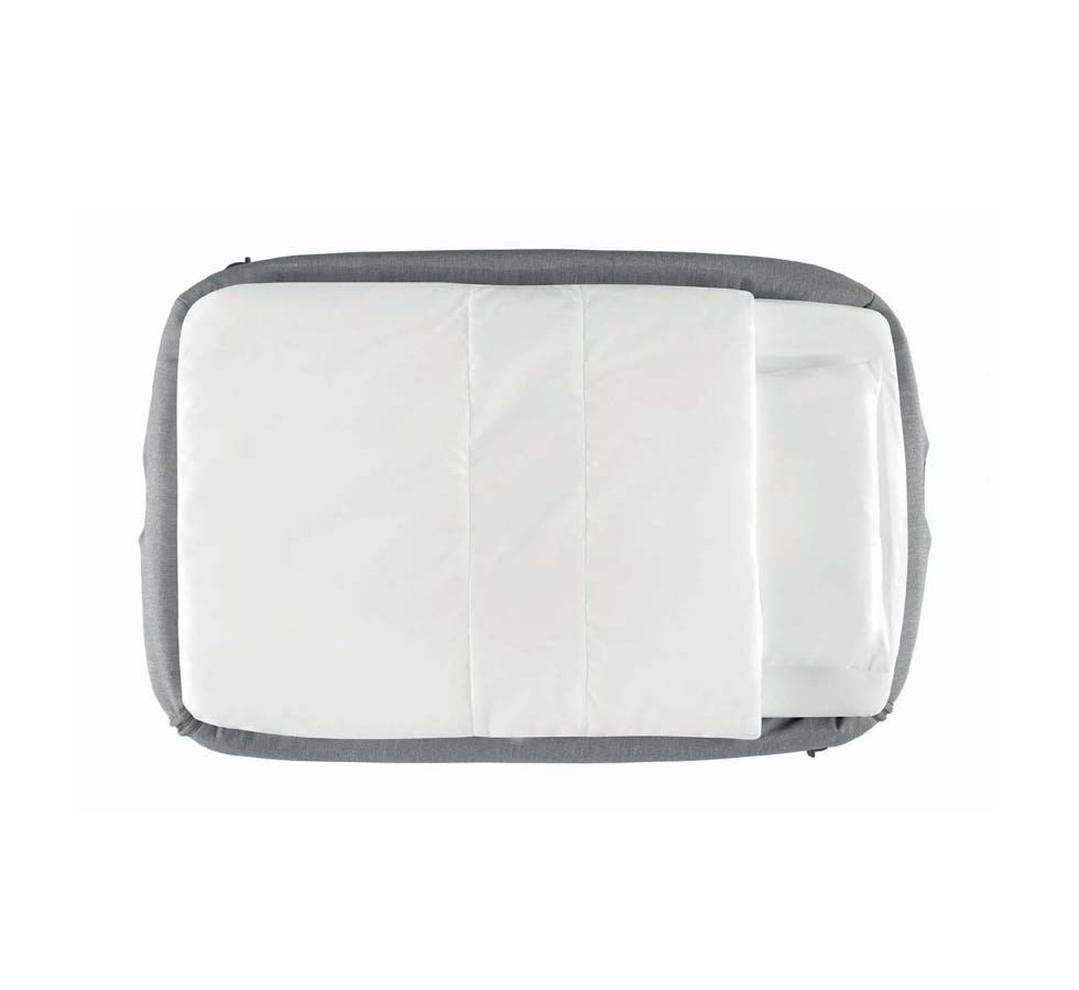 Patut Sempreconte Joy Bej, co-sleeper si tarc 2 in 1 cu laterala culisanta, setare unghiulara, roti, geanta voiaj, reglabil in 8 pozitii pe inaltime, 0-15 kg - 4