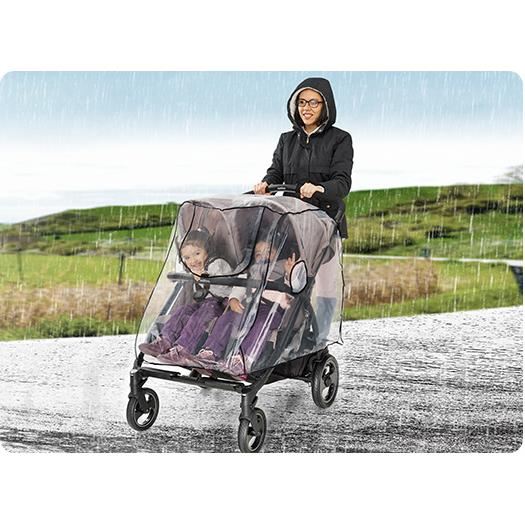 Pelerina de ploaie pentru carucioare de gemeni REER 71584