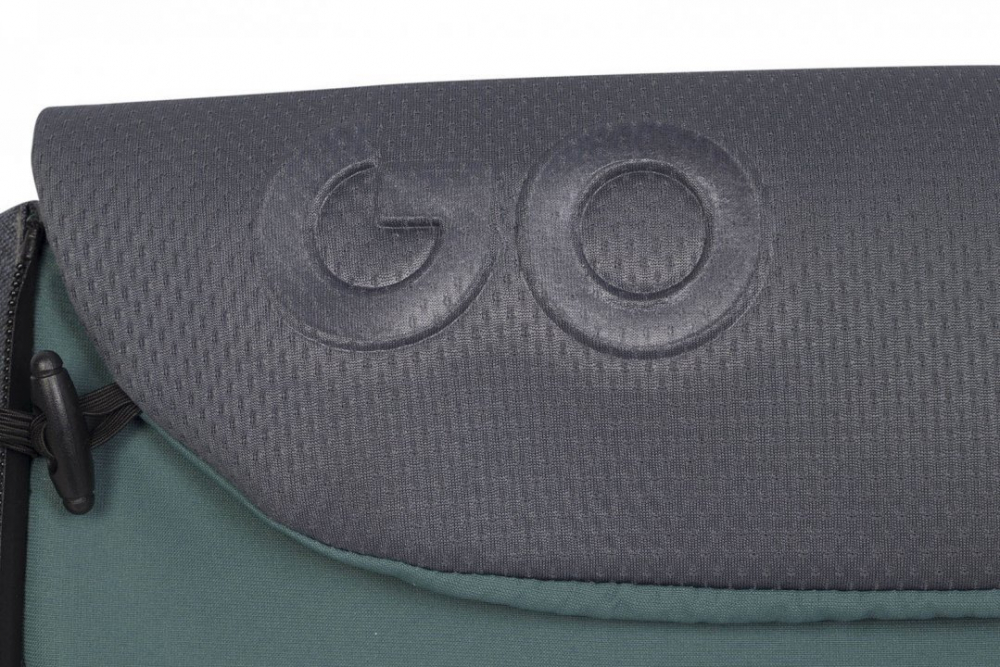 Port bebe Easy Go Echo Carrier, cu intaritura si manere pentru transport, cu husa de picioruse si capotina, dimensiune 75 x 30 x 20 cm, Sage Green - 3