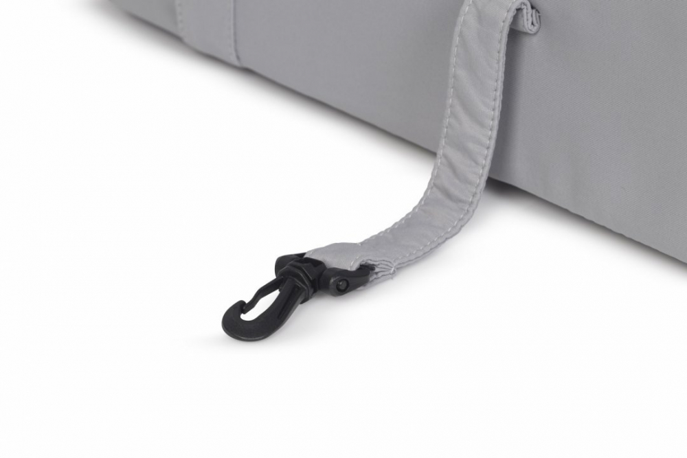 Port bebe Easy Go Echo Carrier, cu intaritura si manere pentru transport, cu husa de picioruse si capotina, dimensiune 75 x 30 x 20 cm, Cloud Gray - 1