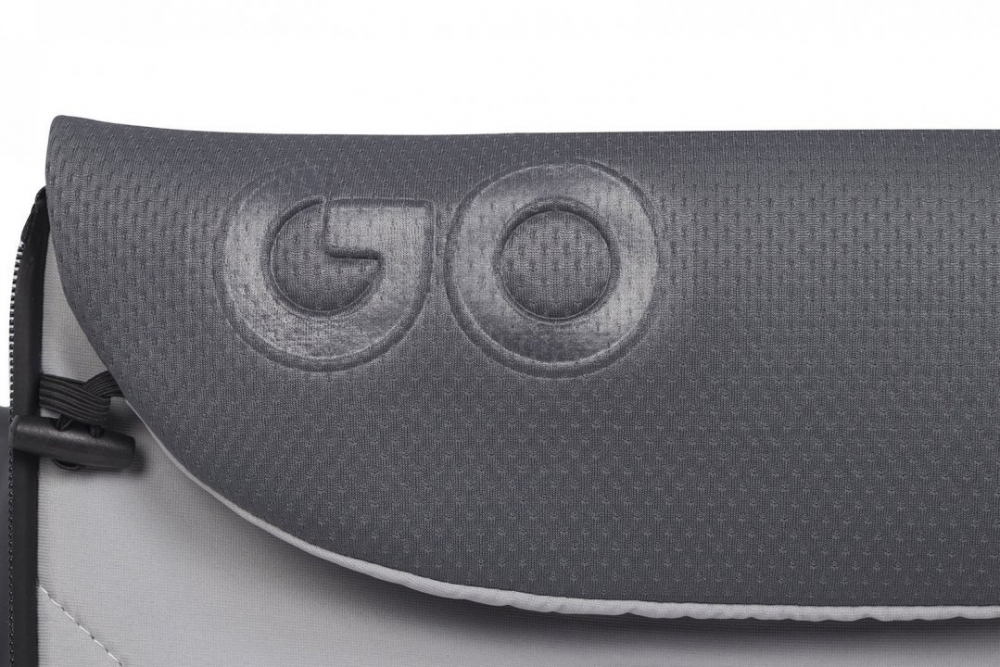 Port bebe Easy Go Echo Carrier, cu intaritura si manere pentru transport, cu husa de picioruse si capotina, dimensiune 75 x 30 x 20 cm, Cloud Gray - 3