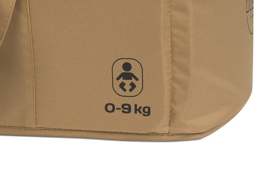 Cosulet port bebe tip landou Euro Cart Doblo CarryMe, cu intaritura, manere pentru transport, cu husa de picioruse si capotina, dimensiune 72 x 30 x 21 cm, Camel - 6