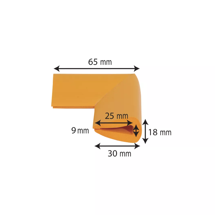 Protectie muchii Car Boy Safety din spuma maro 9x35x14x2 mm - 1 | YEO