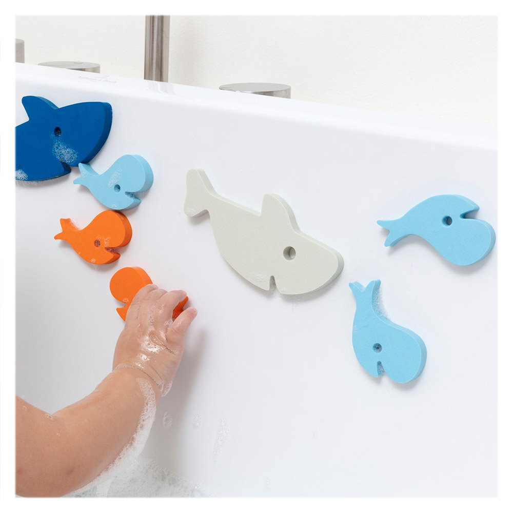 Puzzle de baie Rechinii infometati Quut Toys 10 piese - 3 | YEO