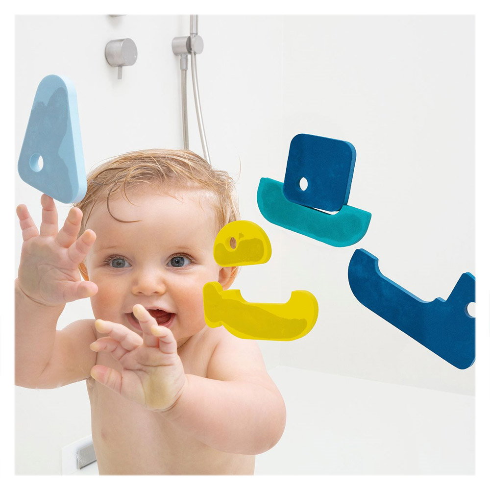 Puzzle de baie 8 piese Barcute colorate Quut Toys - 2 | YEO
