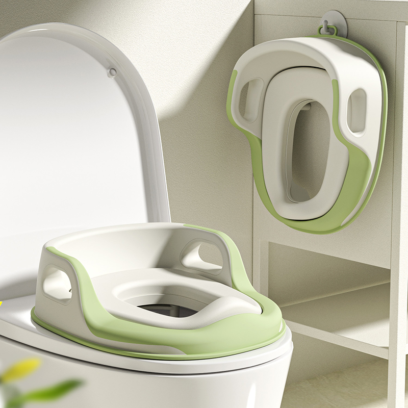 Reductor toaleta Bebe Royal Soft Verde anti-alunecare, reglabil