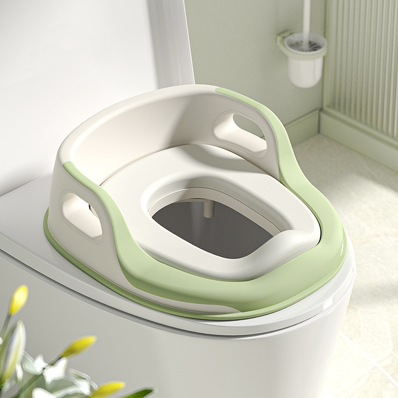 Reductor toaleta Bebe Royal Soft Verde anti-alunecare, reglabil - 2 | YEO