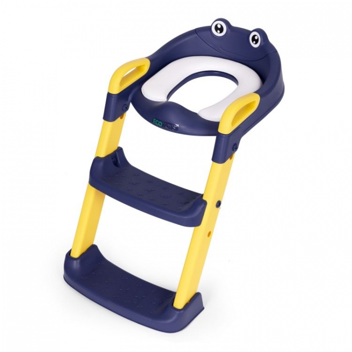Reductor toaleta cu scara pentru copii Ecotoys PP8001 Albastru - 2 | YEO