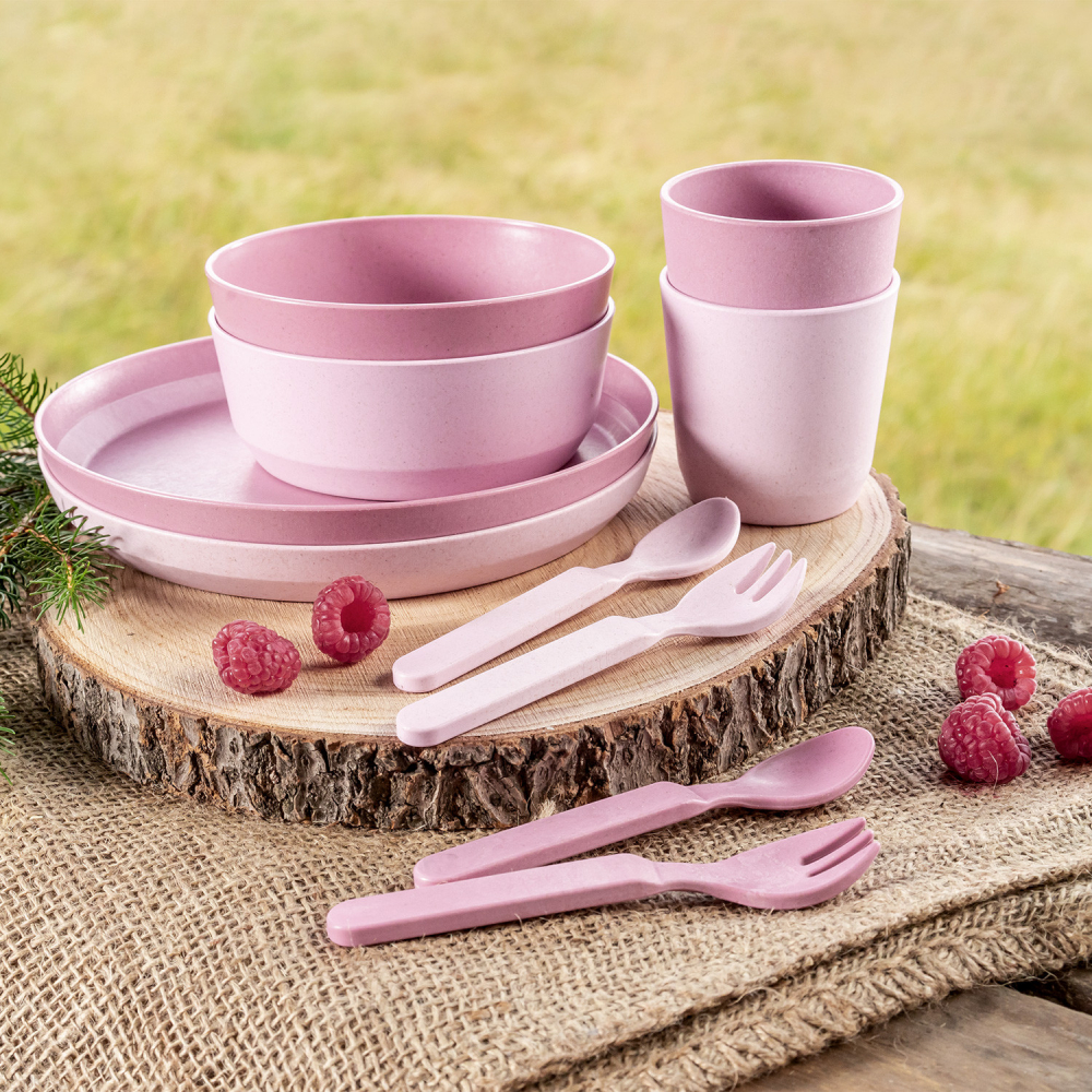 Set 2 farfurii Reer Growing Plate pink - 2 | YEO