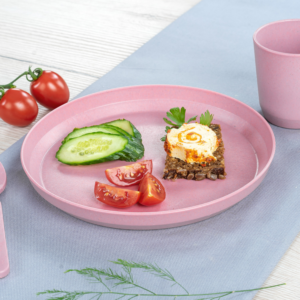 Set 2 farfurii Reer Growing Plate pink - 3 | YEO