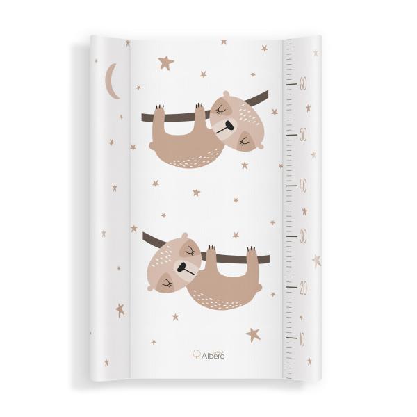 Saltea de infasat bebe moale 70x47,5 Klups Sloths 432