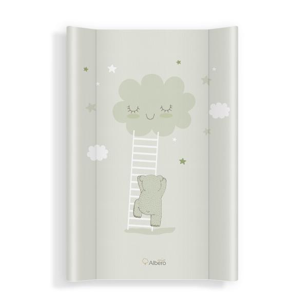 Saltea de infasat bebe moale 70x47,5 Klups Walk in the Clouds Mint 436