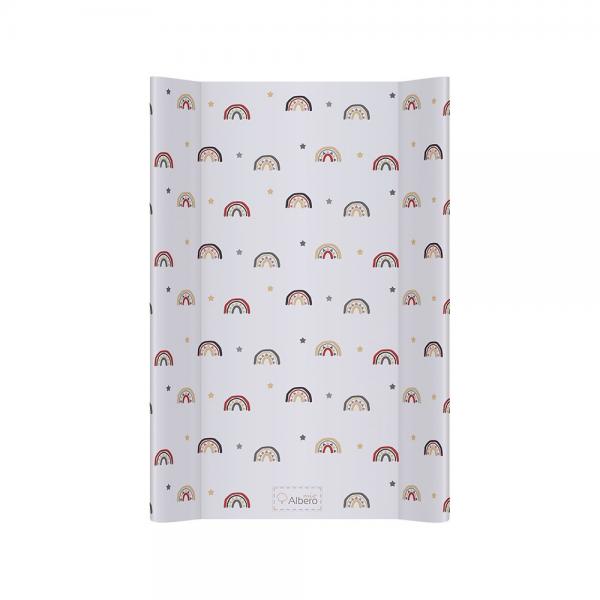 Saltea de infasat bebe moale 70x47,5 Rainbow Grey 403