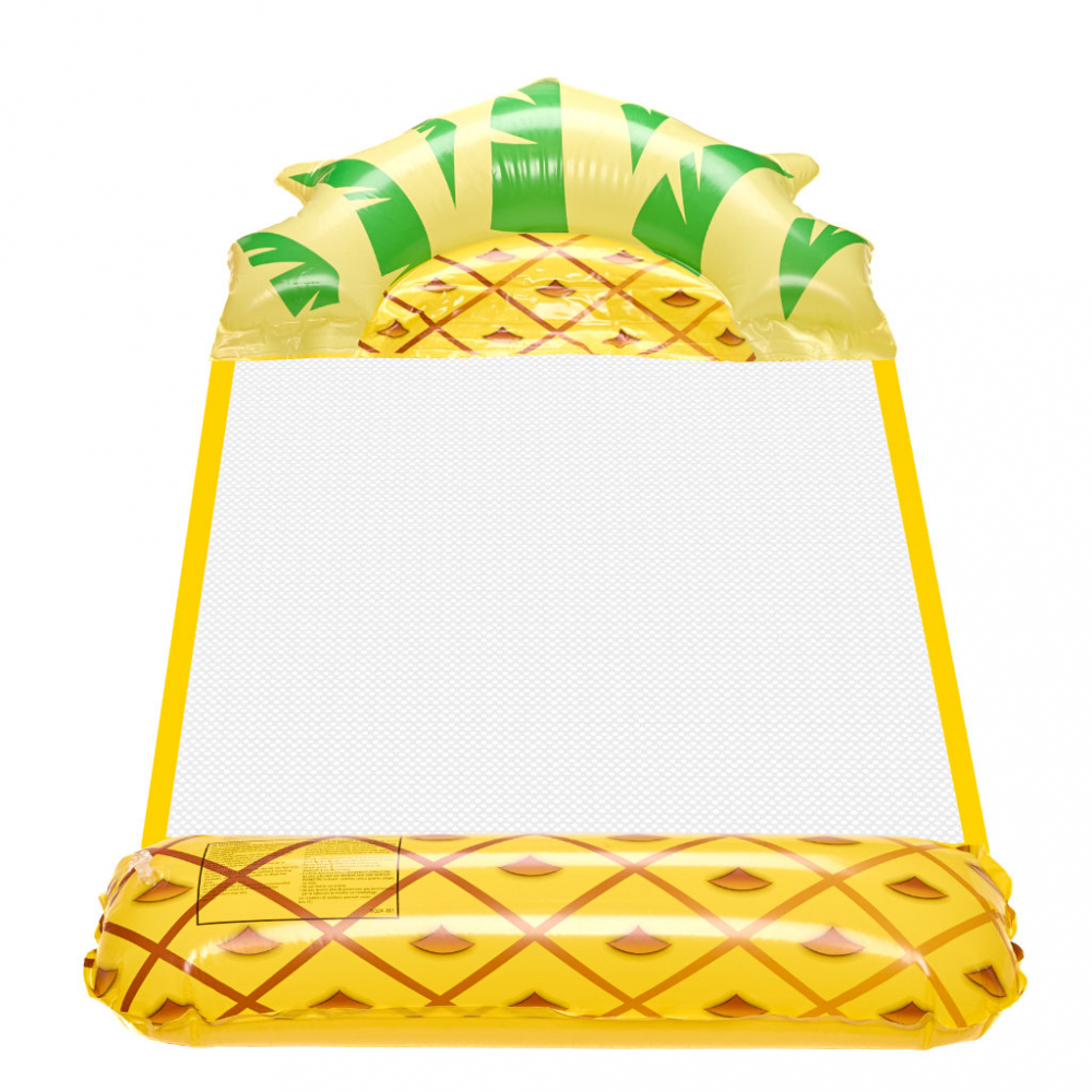 Saltea gonflabila tip hamac, pentru plaja si piscina, dimensiune 135 x 72 cm, model Ananas - 3 | YEO