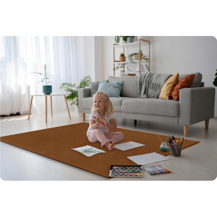 Salteluta de joaca multifunctionala tip puzzle 180 x 120 cm Massido 650102 Maro - 6
