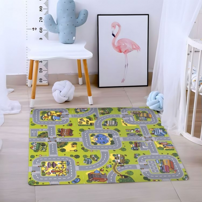 Salteluta de joaca pentru copii 90.5 x 90.5 x 1 cm Orasel