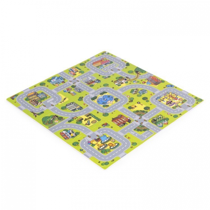 Salteluta de joaca pentru copii 90.5 x 90.5 x 1 cm Orasel - 1