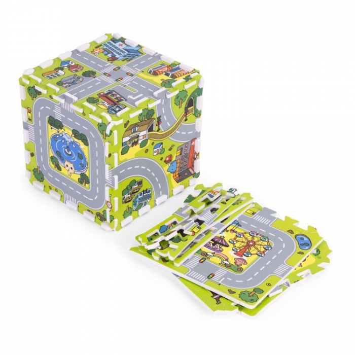 Salteluta de joaca pentru copii 90.5 x 90.5 x 1 cm Orasel - 2