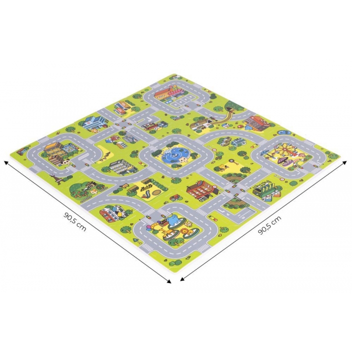 Salteluta de joaca pentru copii 90.5 x 90.5 x 1 cm Orasel - 6