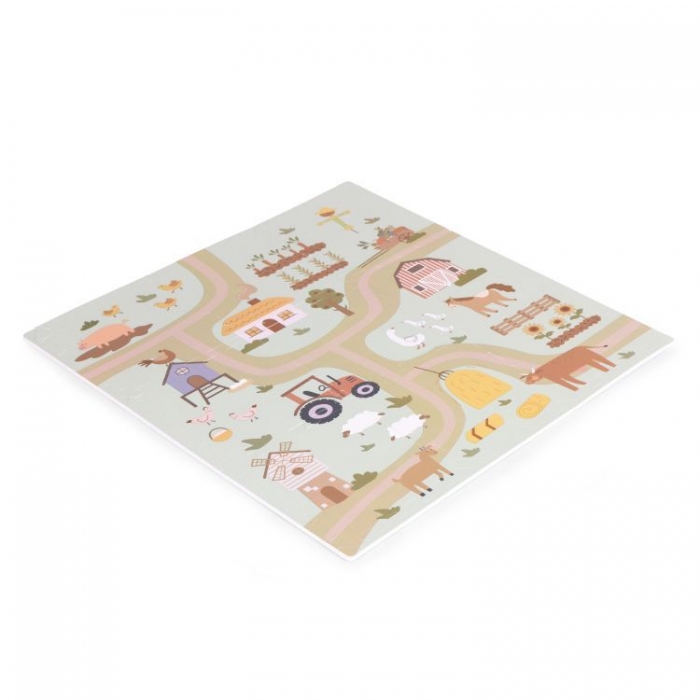 Salteluta de joaca pentru copii 90.5 x 90.5 x 1 cm Ferma - 1