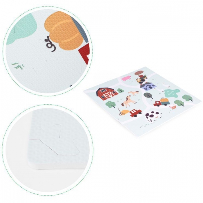 Salteluta de joaca pentru copii 90.5 x 90.5 x 1 cm Ferma - 4