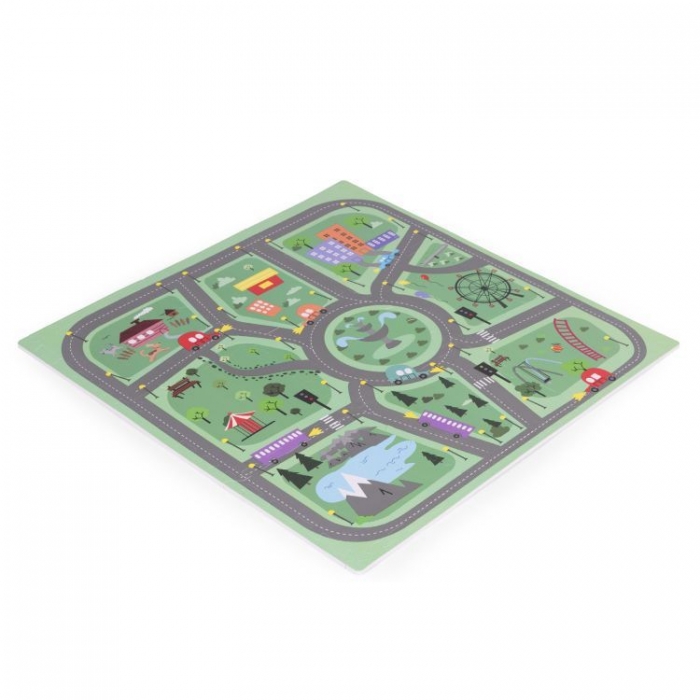 Salteluta de joaca pentru copii 90.5 x 90.5 x 1 cm Orasel - 1