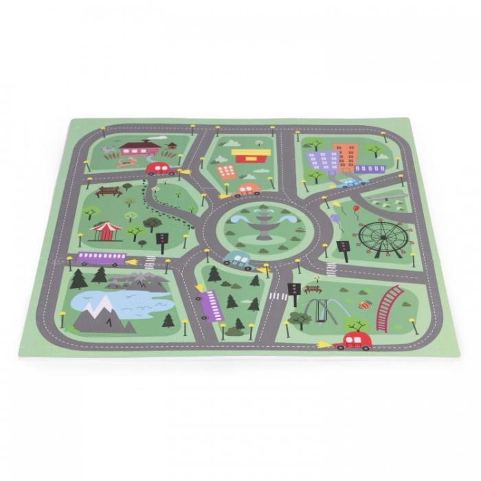 Salteluta de joaca pentru copii 90.5 x 90.5 x 1 cm Orasel - 4