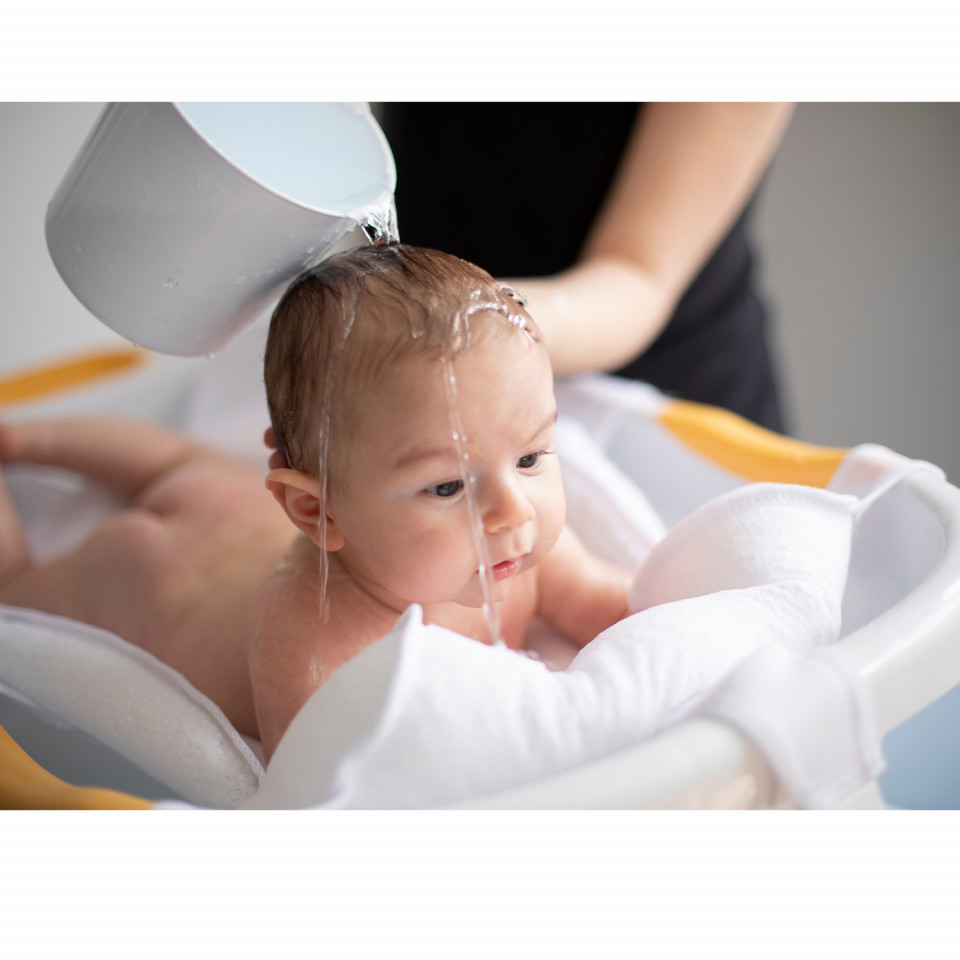 Salteluta de tip hamac pentru cadita BabyJem Roz