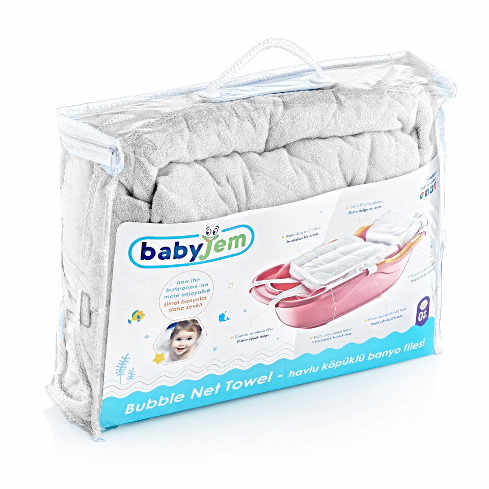 Salteluta de tip hamac pentru cadita BabyJem Roz - 1 | YEO