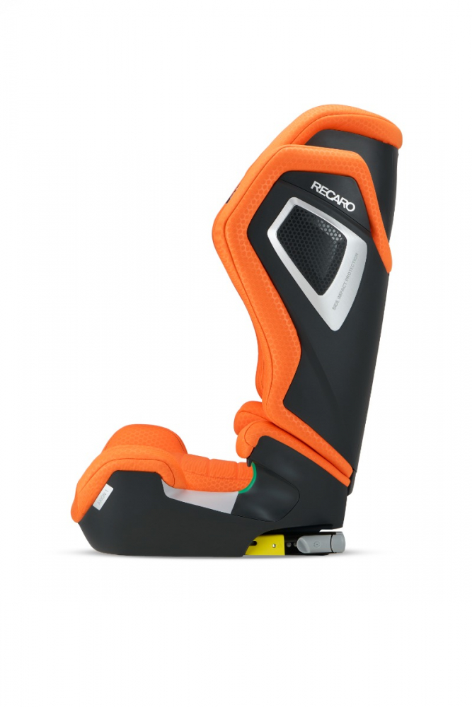 Scaun Auto cu Isofix Axion 1 Vibrant Orange I-size testat ADAC, cu husa detasabila, sistem SPS, spatar reglabil