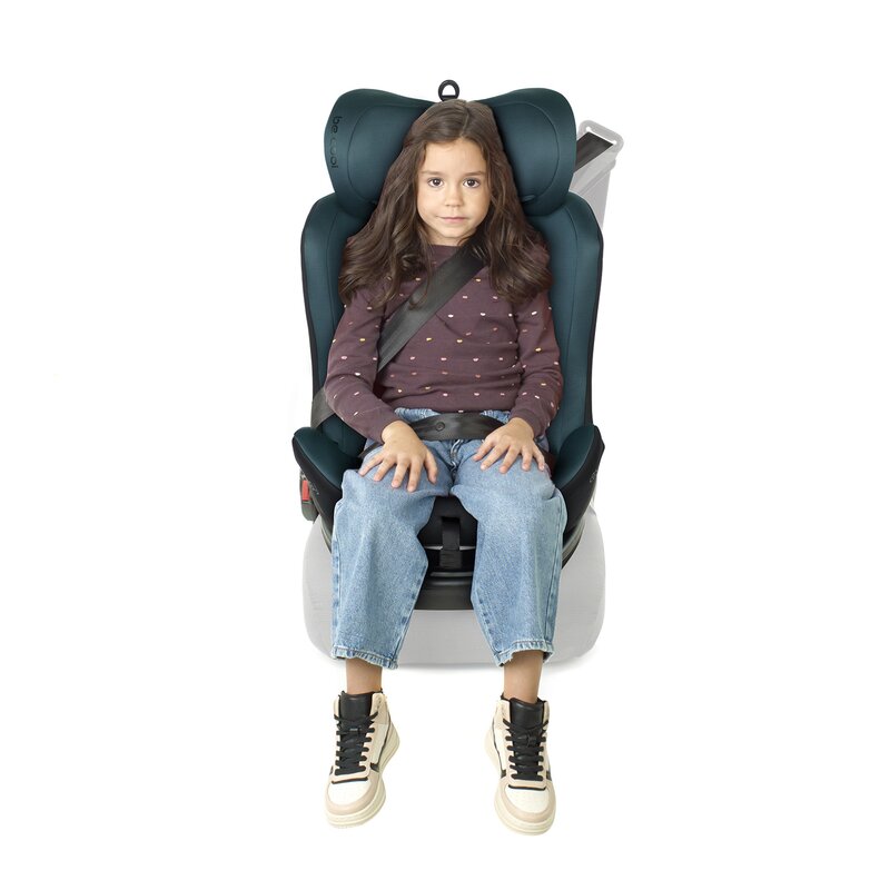 Scaun auto Be Cool Easy Be Petrol I-Size, Rotire 360 grade, 40-150 cm, 0-36 kg, Cu Isofix si Centura Top Tether - 3