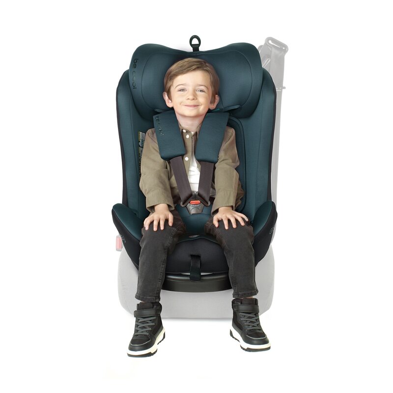 Scaun auto Be Cool Easy Be Petrol I-Size, Rotire 360 grade, 40-150 cm, 0-36 kg, Cu Isofix si Centura Top Tether - 4