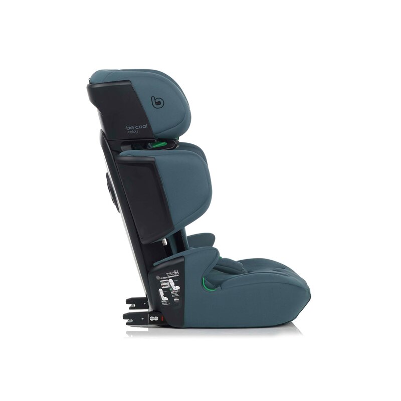 Scaun auto Be Cool Foldy Be Petrol, I-Size, Cu sistem isofix, Pliabil, 100-150 cm, 4-12 ani, ECE R129 - 2