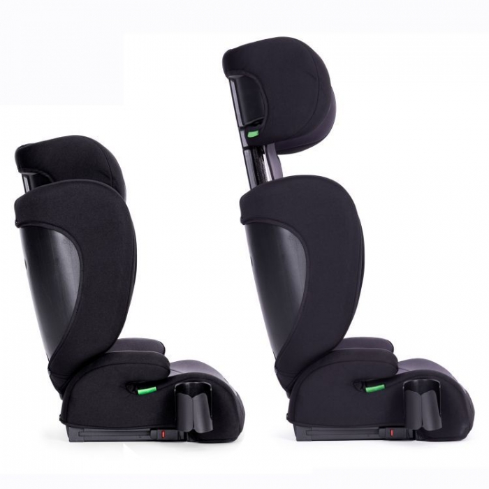 Scaun auto cu Isofix Ecotoys Gri, grupa 100-150 cm, i-Size, omologare R12903 - 4