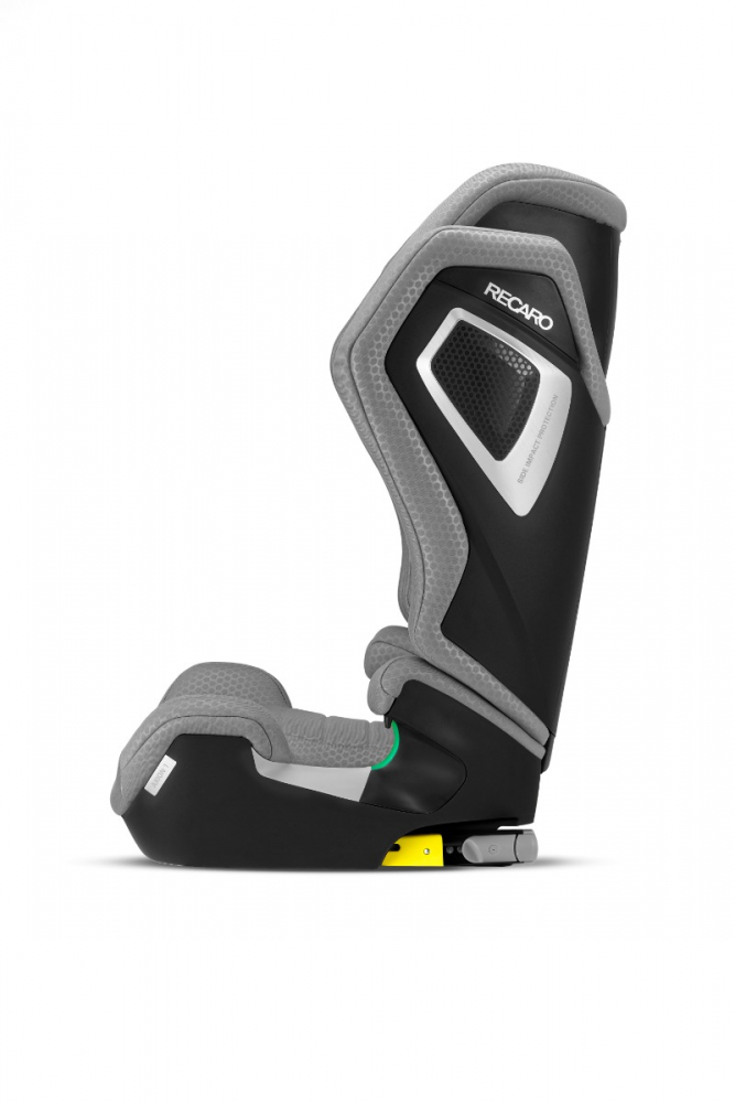 Scaun Auto cu Isofix Axion 1 Happy Grey I-size testat ADAC, cu husa detasabila, sistem SPS, spatar reglabil