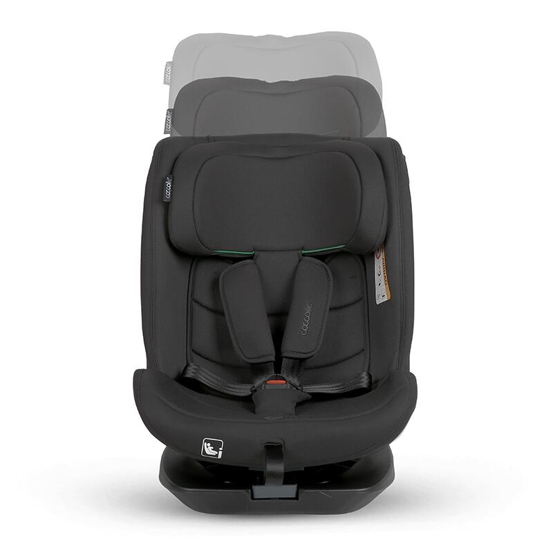 Scaun auto iSize 40-150 cm Coccolle Nobi Diamond Black cu Isofix, pozitie somn, Tetiera reglabila, Rotativ, Insert nou nascut - 1 | YEO