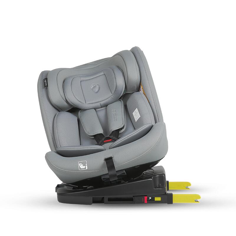 Scaun auto iSize 40-150 cm Coccolle Nobi Misty Grey cu Isofix, pozitie somn, Tetiera reglabila, Rotativ, Insert nou nascut - 4