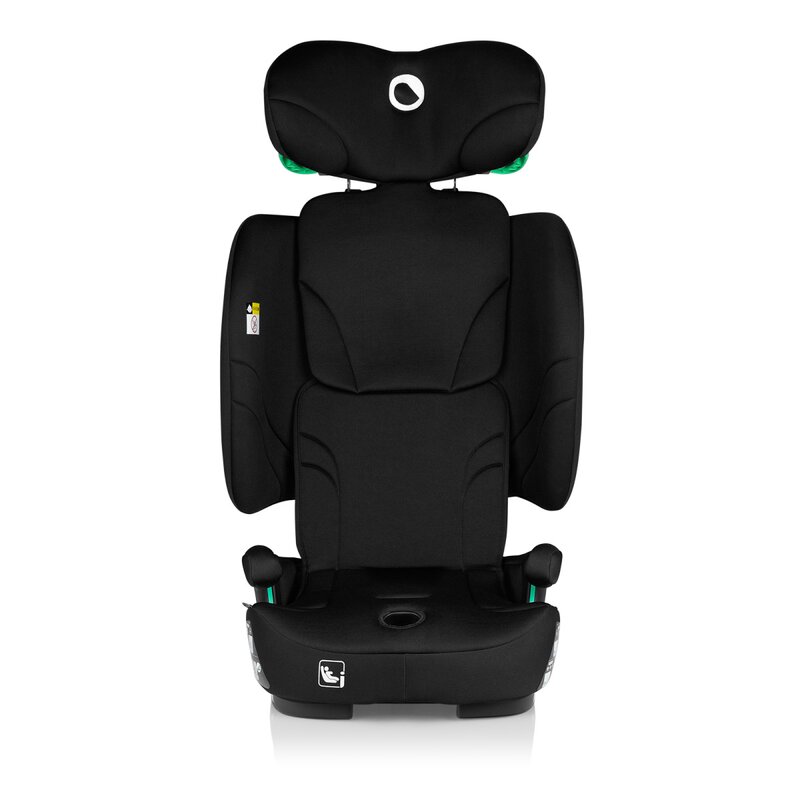 Scaun auto Lionelo Nelly Negru, pliabil, i-Size, 76-150 cm, tetiera reglabila in 15 pozitii, spatar reglabil in 4 pozitii, sisteme Isofix si Top Tether, conform cu ECE R129 - 2