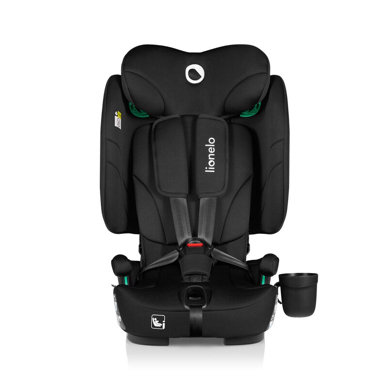 Scaun auto Lionelo Nelly Negru, pliabil, i-Size, 76-150 cm, tetiera reglabila in 15 pozitii, spatar reglabil in 4 pozitii, sisteme Isofix si Top Tether, conform cu ECE R129 - 3