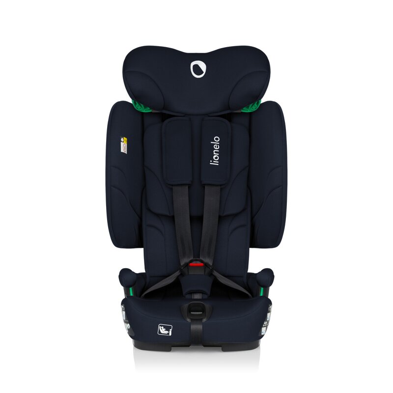 Scaun auto Lionelo Nelly Albastru, pliabil, i-Size, 76-150 cm, tetiera reglabila in 15 pozitii, spatar reglabil in 4 pozitii, sisteme Isofix si Top Tether, conform cu ECE R129 - 1
