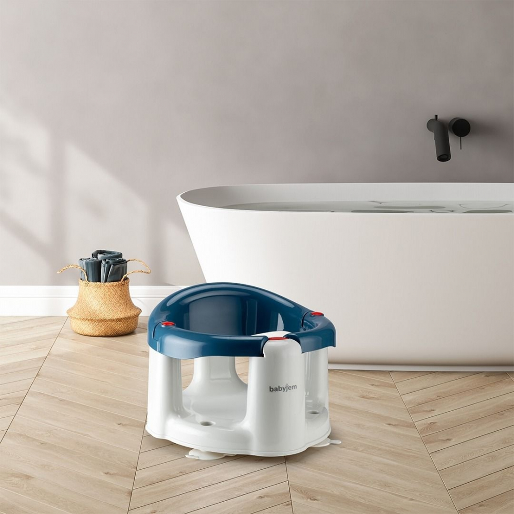 Scaun de baie pentru bebelusi Bath and Feeding BabyJem albastru - 3 | YEO
