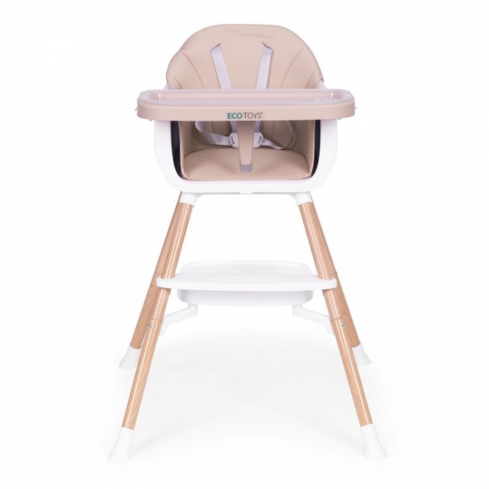 Scaun de masa 2 in 1 Ecotoys HC508 Bej - 1 | YEO