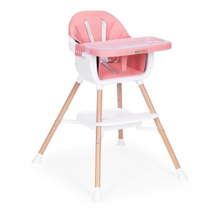 Scaun de masa 2 in 1 Ecotoys HC508 Roz