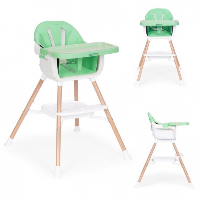 Scaun de masa 2 in 1 Ecotoys HC508 Verde