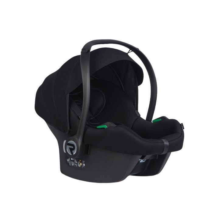 Scoica auto Avionaut Riko Cosmo, standard de siguranta european R129 iSize, testata ADAC, cu maner de transport reglabil, 40-87 cm sau 0-13 kg, Negru - 2