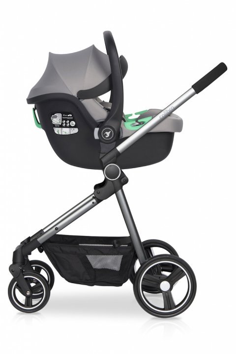 Scoica auto Colibro Petit i-Size, omologata R129, cu tetiera reglabila, copertina ajustabila, maner de transport ajustabil, pentru copii intre 40-87 cm sau 0-13 kg, Dove - 2