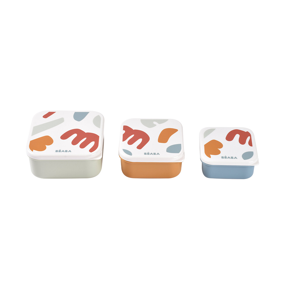 Set 3 caserole pentru gustari Beaba Playful - 3 | YEO